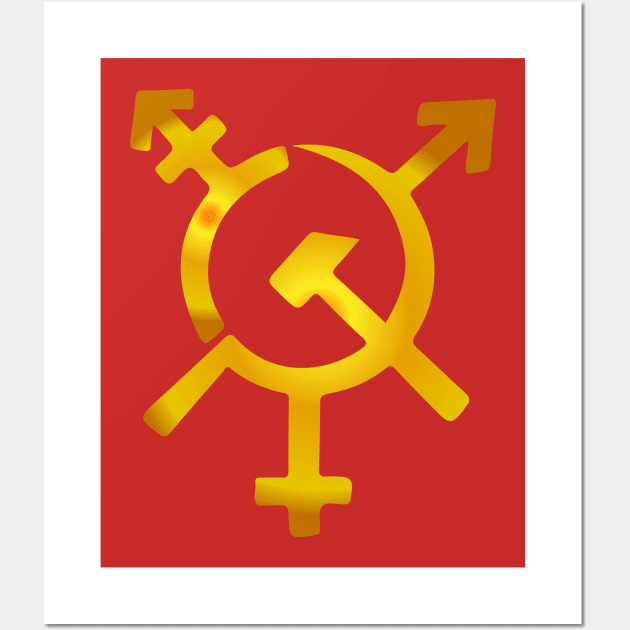 trans communism Wall Art by remerasnerds